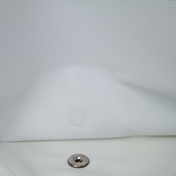 Pre-owned Chanel Jumbo Classic Caviar Double Flap White