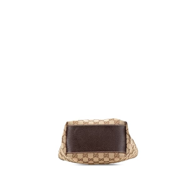 Pre-owned Gucci GG Canvas Charmy Shoulder Bag Brown