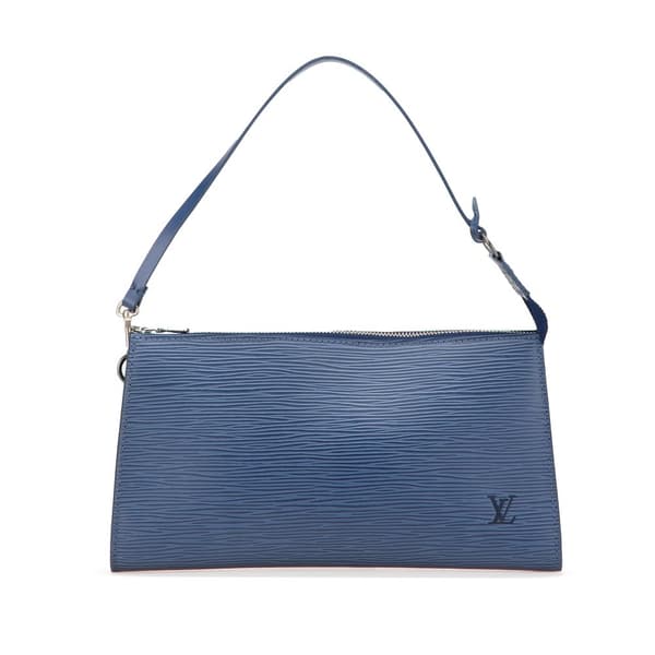 Pre-owned Louis Vuitton Epi Pochette Accessoires Blue