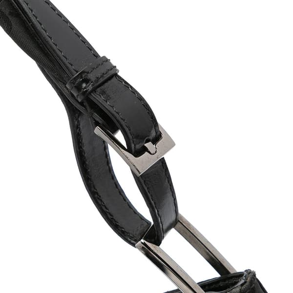 Pre-owned Gucci GG Nylon Shoulder Bag Black