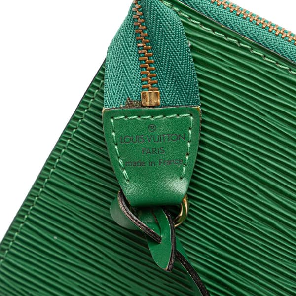 Pre-owned Louis Vuitton Epi Pochette Accessoires Green