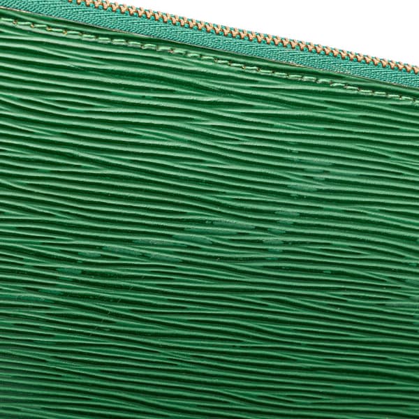 Pre-owned Louis Vuitton Epi Pochette Accessoires Green