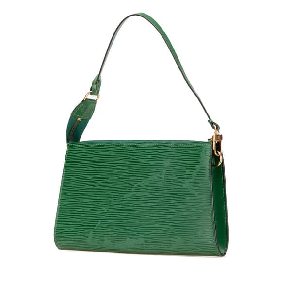Pre-owned Louis Vuitton Epi Pochette Accessoires Green