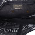 Miniatyrbild 4 av 9: Pre-owned Dior Canvas Embroidered Tie Dye Saddle Bag Black