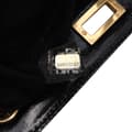 Miniatyrbillede 5 af 10: Pre-owned Chanel Reissue 2.55 Glazed Crackled Calfskin Shopping Bag Black
