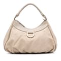 Miniatyrbild 1 av 10: Pre-owned Gucci Guccissima Abbey D Ring Shoulder Bag White