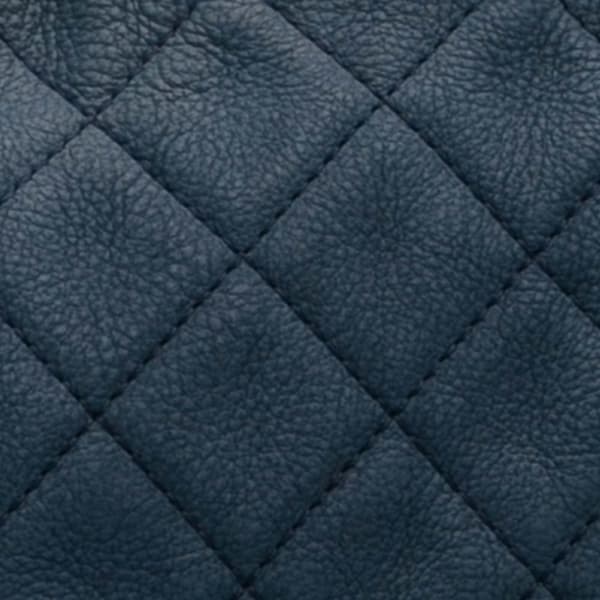 Pre-owned Chanel Large Quilted Nubuck Natural Beauty Split Pocket Flap Blue