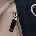 Miniatyrbild 9 av 10: Pre-owned Chanel Large Quilted Nubuck Natural Beauty Split Pocket Flap Blue