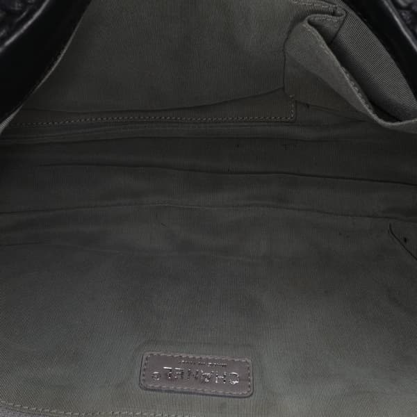 Pre-owned Chanel Jumbo Quilted Calfskin Ultra Stitch Flap Black