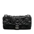 Miniatyrbild 1 av 10: Pre-owned Chanel Jumbo Quilted Calfskin Ultra Stitch Flap Black