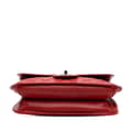 Miniatyrbild 3 av 10: Pre-owned Chanel Large Quilted Lambskin Natural CC Flap Red