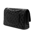Miniatyrbild 2 av 10: Pre-owned Chanel Medium Classic Caviar Double Flap Black