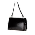 Miniatyrbilde 2 av 10: Pre-owned Gucci Square G Leather Shoulder Bag Black