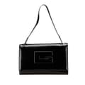 Miniatyrbilde 1 av 10: Pre-owned Gucci Square G Leather Shoulder Bag Black