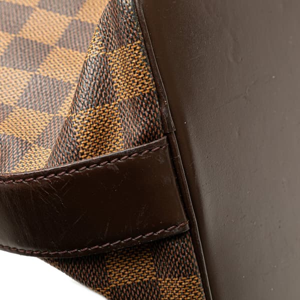 Pre-owned Louis Vuitton Damier Ebene Chelsea Brown
