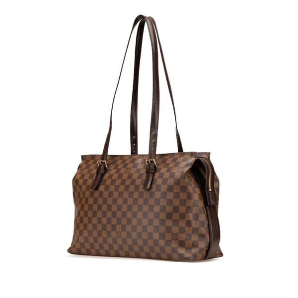 Pre-owned Louis Vuitton Damier Ebene Chelsea Brown