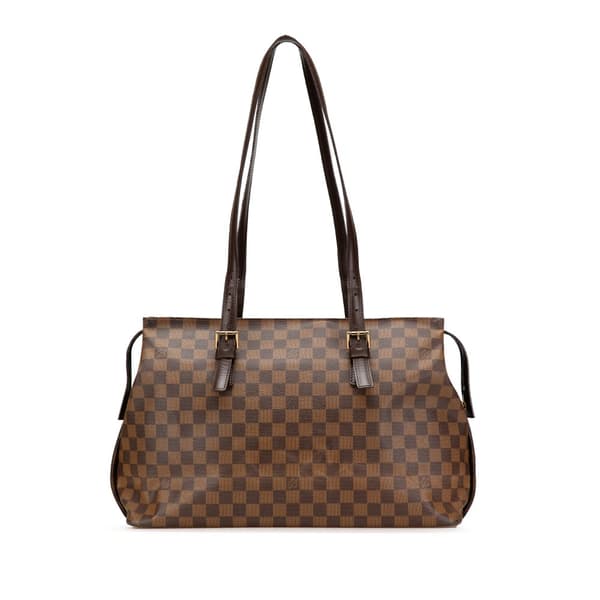 Pre-owned Louis Vuitton Damier Ebene Chelsea Brown