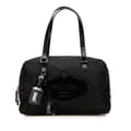 Miniatyrbilde 1 av 10: Pre-owned Prada Tessuto Canapa Logo Shoulder Bag Black
