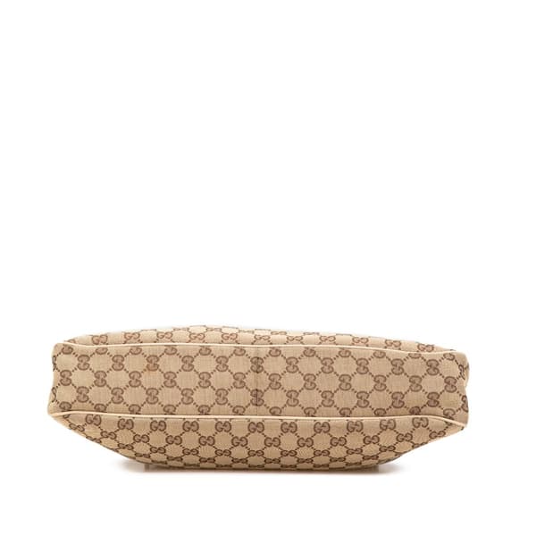 Pre-owned Gucci GG Canvas Eclipse Shoulder Bag Brown