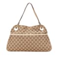 Miniatyrbillede 1 af 10: Pre-owned Gucci GG Canvas Eclipse Shoulder Bag Brown