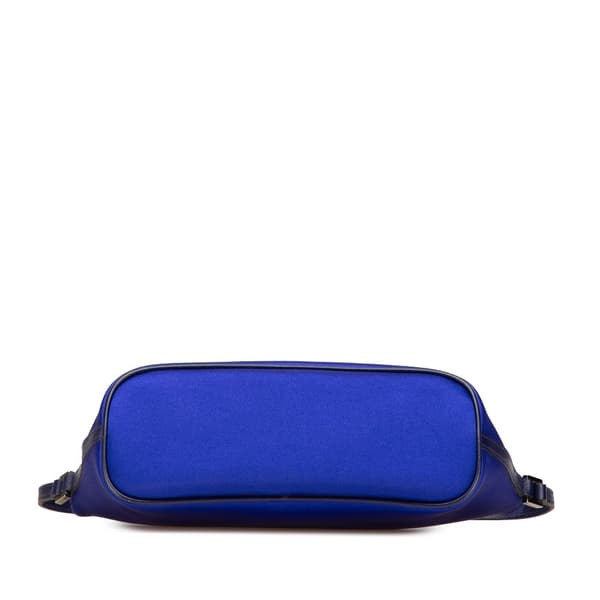 Pre-owned Gucci Satin Boat Blue
