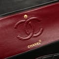 Miniatyrbild 8 av 10: Pre-owned Chanel Medium Classic Lambskin Double Flap Black