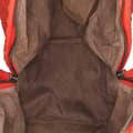 Miniatyrbillede 4 af 10: Pre-owned Bottega Veneta Nappa Intrecciato Cube Shoulder Bag Red