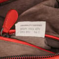 Miniatyrbillede 5 af 10: Pre-owned Bottega Veneta Nappa Intrecciato Cube Shoulder Bag Red