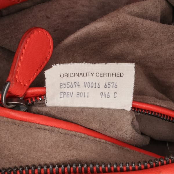 Pre-owned Bottega Veneta Nappa Intrecciato Cube Shoulder Bag Red