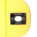 Miniatyrbillede 6 af 10: Pre-owned Chanel Chevron Jersey East West Flap Yellow