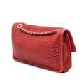 Miniatyrbild 2 av 9: Pre-owned Chanel Medium Lambskin Perforated Up In The Air Flap Red