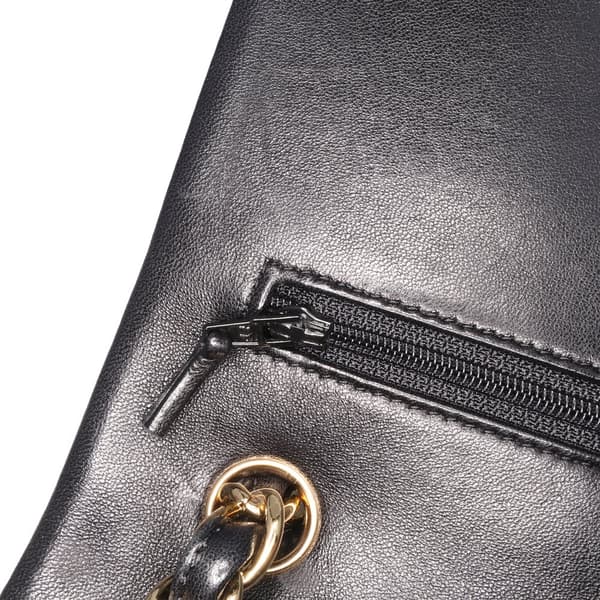 Pre-owned Chanel Jumbo Classic Lambskin Double Flap Black