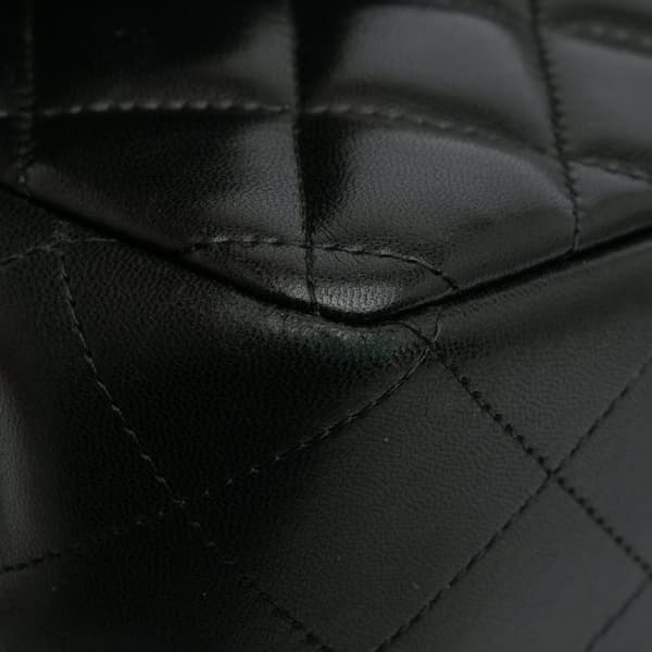 Pre-owned Chanel Jumbo Classic Lambskin Double Flap Black