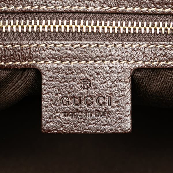 Pre-owned Gucci GG Canvas Charmy Shoulder Bag Brown