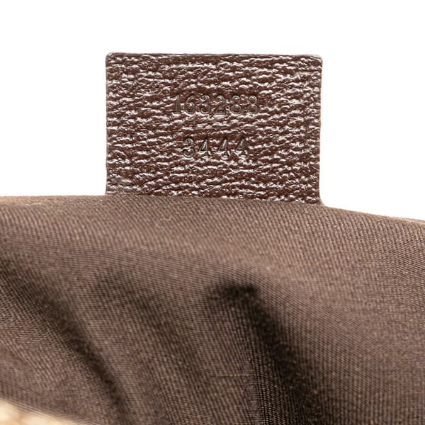 Pre-owned Gucci GG Canvas Charmy Shoulder Bag Brown