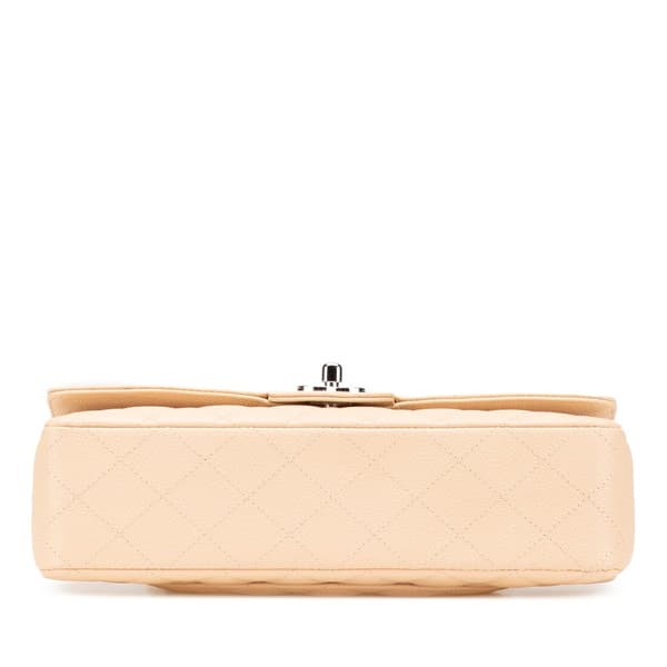 Pre-owned Chanel Medium Classic Caviar Double Flap Brown