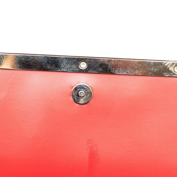 Pre-owned Louis Vuitton Epi Sevigne Clutch Red