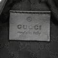Miniatyrbillede 5 af 10: Pre-owned Gucci Web Denim Shoulder Bag Black