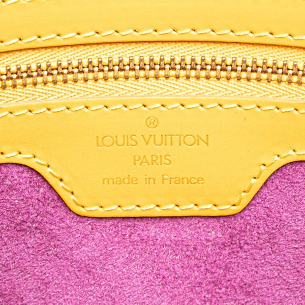 Pre-owned Louis Vuitton Epi Lussac Yellow