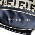 Miniatyrbild 6 av 10: Pre-owned Fendi Zucchino Canvas Flap Shoulder Bag Gray