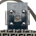 Miniatyrbild 9 av 10: Pre-owned Fendi Zucchino Canvas Flap Shoulder Bag Gray