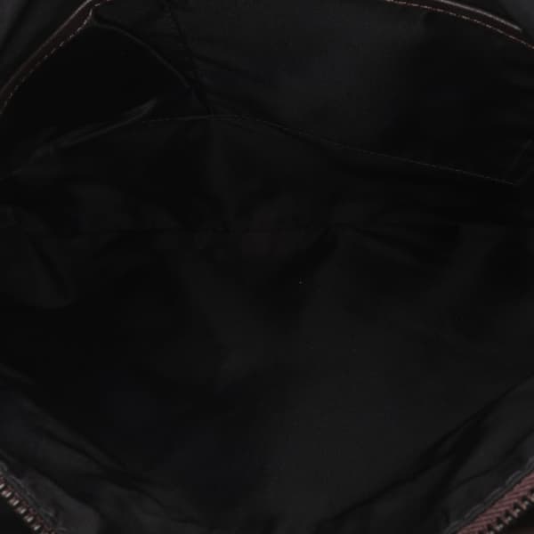Pre-owned Burberry Tonal Check Nylon Hobo Red