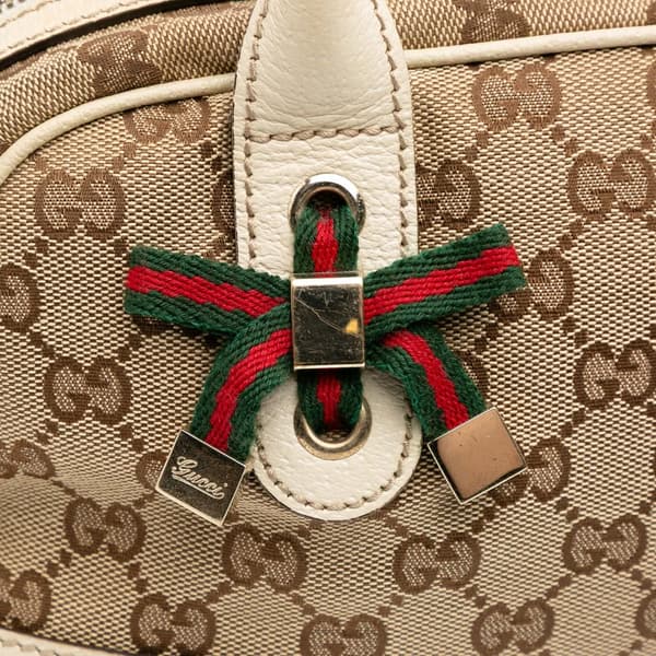Pre-owned Gucci GG Canvas Princy Shoulder Bag Brown