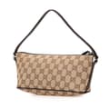 Miniatyrbillede 2 af 10: Pre-owned Gucci GG Canvas Boat Brown
