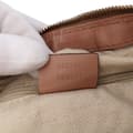 Miniatyrbillede 5 af 10: Pre-owned Gucci Diamante Canvas Sukey Shoulder Bag Brown
