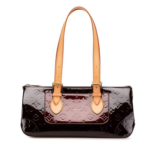 Pre-owned Louis Vuitton Monogram Vernis Rosewood Avenue Purple