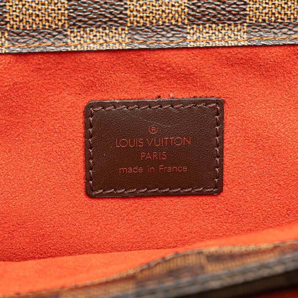 Pre-owned Louis Vuitton Damier Ebene Parioli PM Brown