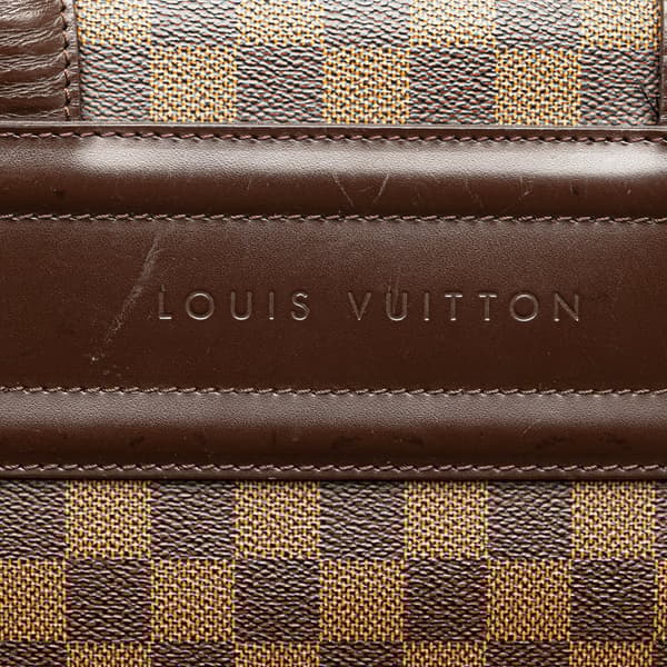 Pre-owned Louis Vuitton Damier Ebene Parioli PM Brown