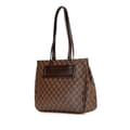 Miniatyrbild 2 av 10: Pre-owned Louis Vuitton Damier Ebene Parioli PM Brown