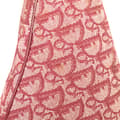 Miniatyrbild 7 av 10: Pre-owned Dior Mini Diorissimo Canvas Saddle Pochette Red